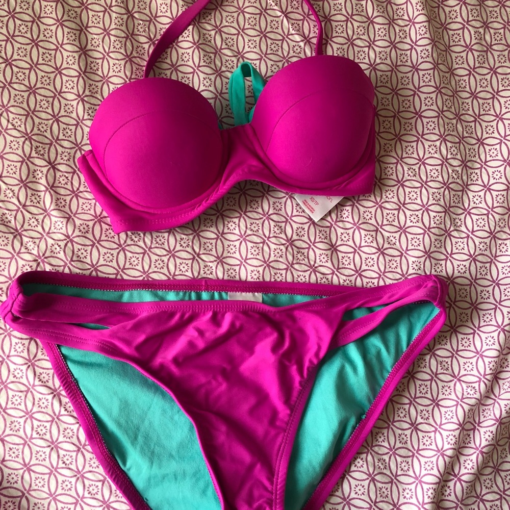 NWT hot pink swimsuit